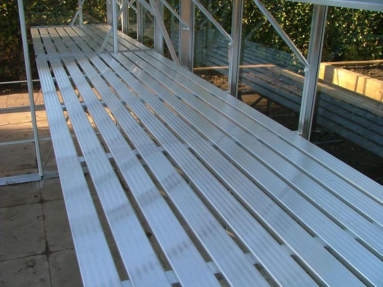 Robinsons Slatted staging 37" x 8ft Plain Aluminum