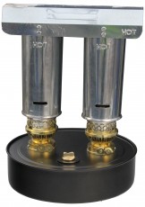 Paraffin double burner greenhouse heater