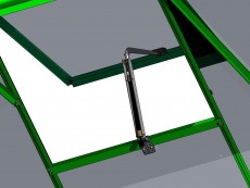 Classic auto opener for vent