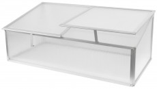 Polycarbonate Safety cold frame plain aluminium