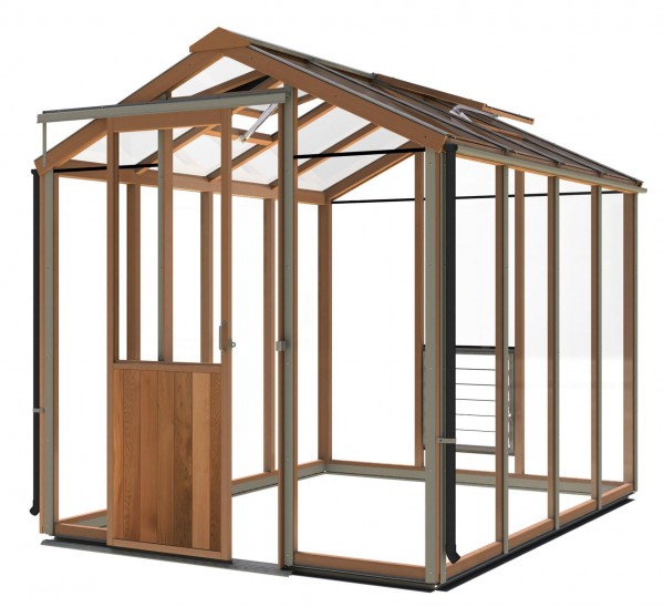 Alton Evolution Six 6ft x 8ft Cedar Greenhouse